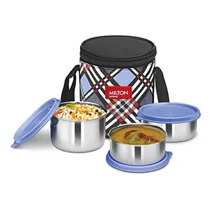 Milton Smart Meal Insulated Lunch Box Set of 3 Blue