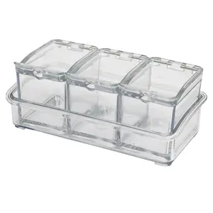 Jaypee Lustre 3 Seasoning Set of 3 containers Transparent