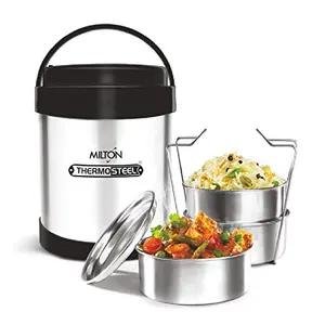 Milton Royal3 Stainless Steel Lunch Box Silver