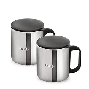 Pigeon Coffee Cup Double (Silver)