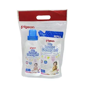 Pigeon Laundry Liquid Detergent Bottle 600ml with Refill 500ml