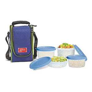 Milton Full Meal 4 Containers Lunch Box - Blue