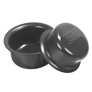 Sumeet Aluminium Tope Pot Set 500ml 1 L 2 Piece (Black)