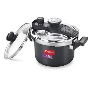 Prestige Svachh 20240 3 L Hard Anodised Pressure Cooker with deep lid for Spillage Control