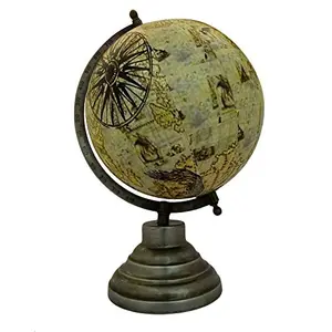 13" Decorative Desktop Rotating Globe Table Office Home Decor Gift Globes - Perfect for Home, Office & Classroom By Globes Hub