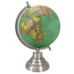 12 to 13" Desktop Rotating Decorative Ocean World Globe Geography Earth Table Decor - Perfect for Home, Office & Classroom By Globes Hub