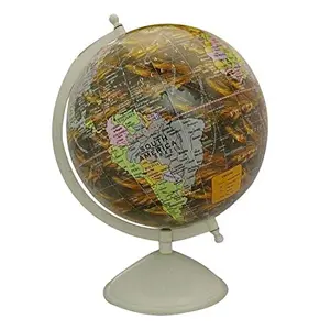 12.5" Desktop Rotating Globe World Earth Geography Ocean Globes Table Decor - Perfect for Home, Office & Classroom By Globes Hub