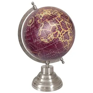 12 to 13" Rotating Decorative Globe Ocean World Geography Earth Office Table Decor - Perfect for Home, Office & Classroom By Globes Hub