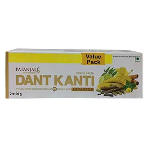 Patanjali Dentol Cream - Dant Kanti 200g Combo Pack