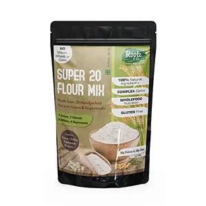 Healthy Flour Mix (300 GMS) - Gluten Free Vegan & Multigrain High Protein Atta - with Blend of Grains Oats Cereals & Seeds