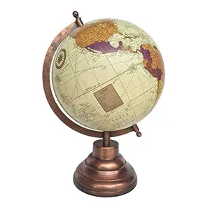 Antique Globe , World Globe , Home Decor , Gift Item , Political Globe , Educational Globe By Globes Hub - Perfect for Home, Office & Classroom