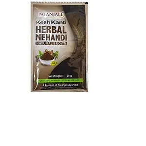 Patanjali Kesh Kanti Herbal Mehandi (Natural Brown) - Pack of 6