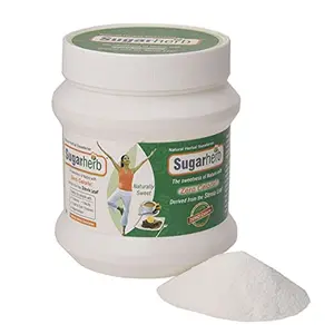 Sugarherb Natural Herbal Sweetener - The Sweetness of Nature with Zero Calorie! 100gm Jar