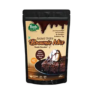 Instant Double Chocolate Brownie Premix - 300 gms - Gluten Free No Maida