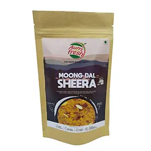 Ready to Eat Moong Dal Sheera 90gm | Freeze Dried - Instant Moong Dal Sheera | Serves Two | Travel Friendly Pack
