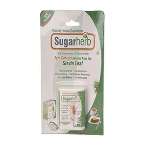 Sugarherb Natural Herbal Sweetener - The Sweetness of Nature with Zero Calorie! 100 Pellets