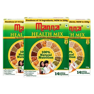 Millet Health Mix 750g ( 250g X 3 Packs) | Sathu Maavu for Babies | 100% Natural Millet Multigrain Nutrition Drink for Kids | 14 Natural Ingredients