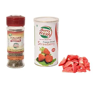 FreezeDried Strawberry + Italian Seasoning