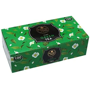 Green Tea Unbleached With Natural Flavourings (100 Double Chambered Teabags)