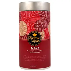 Maya Black Tea with Chocolate Cranberries 75gm (2.65 OZ)