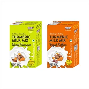 Turmeric Milk Mix Royal Saffron and Sweet 100g (Combo of 2)