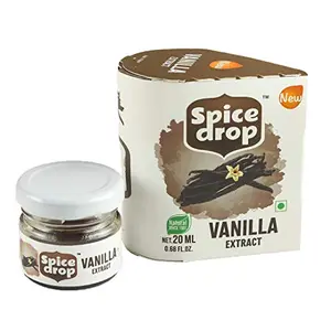Vanilla Natural Extract | for Cooking Baking Food Milk Ice Cream Cake | 20 ml