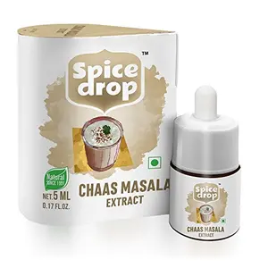 Butter Milk Masala Extract for chaas taak Buttermilk lassi and Salted Yogurt Drink | 100 % Natural Herbs and Spices Extract Blend| no additive no Preservative | 5ml (180 Glasses)