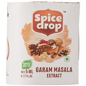 Garam Masala Extract for food |100% Natural | Equivalent to 250 grams Garam Masala Curry Powder | Enriches food with its authentic taste | 5ml (180 drops)