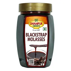 green Blackstrap Molasses 500g | Liquid Jaggery Sugarcane Juice Unsulphured Mineral & Flavor Rich Natural Black Sweetener Syrup for Baking