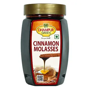 Speciality Natural Cinnamon Molasses 500g | Unsulphured Sugarcane Juice Mineral Rich Thick Natural Sweetener Syrup for Baking Cakes Cookies Mithaai & Toppings