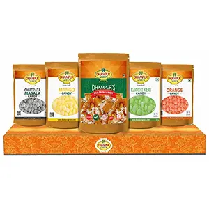 Speciality Kids Candies Candy Toofie Goli Gift Box - Kacchi Keri Candy Orange Candy Mango Candy Chatpata Masala Candy and Aam Papad Candy Candy for Birthday and Party 900grams