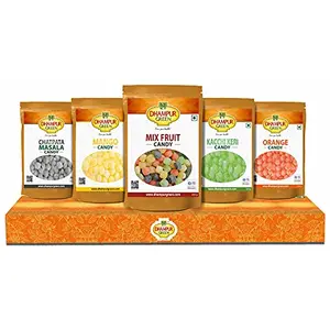 Speciality Kids Candies Candy Toofie Goli Gift Box - Kacchi Keri Candy Orange Candy Mango Candy Chatpata Masala Candy and Mixed Fruits Candy Candy for Birthday and Party 1Kg