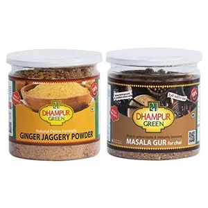 Speciality Ginger Jaggery Powder + Masala Gur Combo - 550 Grams