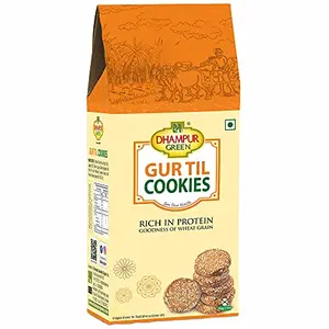 Speciality Jaggery Gur Til Cookies Biscuit 200g Pure Gur Gud Bakery Cookies Biscuit Healthy Snacks with No Added Sugar for Diet