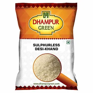 Speciality Sulphurless Desi Khand 2 Kg (2x1 Kg) | Natural Cane Sugar No Chemical Color & Preservatives Vegan Gluten Free