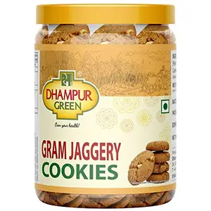 green Gram Jaggery Cookies Biscuit No Added Sugar Pure Gur Gud Jaggery Bakery Baked Cookies 300g Healthy Snacks with No Added Sugar for Diet