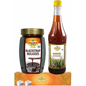Speciality Natural Preservative Diwali Gift Box Hampers - Blackstrap Molasses and Sugarcane Fruit Vinegar No Chemical Sugar Free No Sulphur and Added Preservatives and Chemical 1.35Kg
