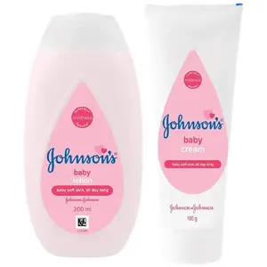 Johnson's Baby Lotion And Baby Cream Combo