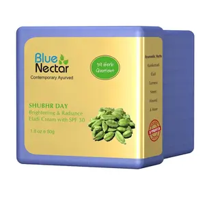 Blue Nectar Shubhr Day Brightening & Radiance Eladi Cream with Spf 30 for Men