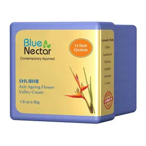Blue Nectar Shubhr Anti Ageing Flower Valley Face Cream for Men