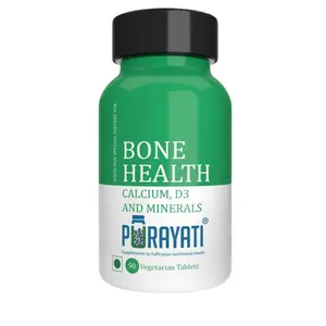 Purayati Bone Health Calcium, D3 And Minerals Tablets