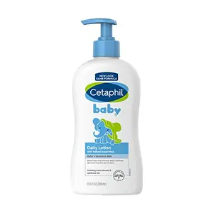Cetaphil Baby Daily Lotion with Organic Calendula Sweet Almond Oil and Sunflower Oil Pump Bottle : Pump