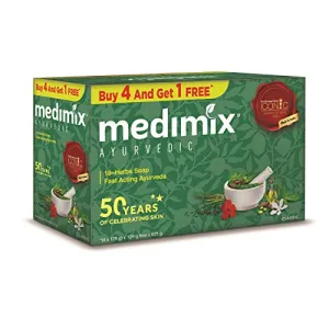 Medimix Ayurvedic Classic 18 Herbs Soap 125 g (4 + 1 Offer Pack)