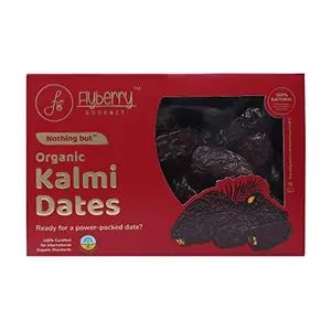 Flyberry Gourmet Kalmi Organic Dates (Khajoor) Dry Fruits 800 Gm