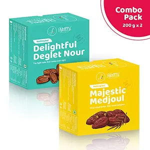 Flyberry Gourmet Combo Pack Of Medjoul And Deglet Nour (200G)