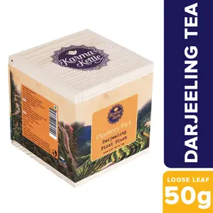 Darjeeling First Fluesh Organic Loose Leaf Black Tea - 50 Gm