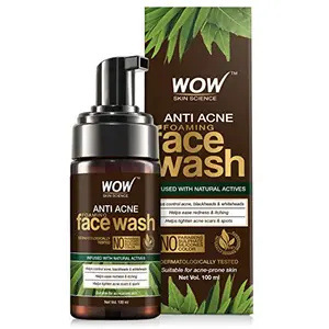 WOW Skin Science French Lavender & Chamomile Foaming Body Wash - No Parabens Sulphate Silicones & Color 250 ml