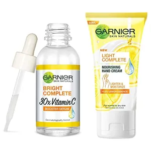 Garnier Summer Savers: Light Complete Vitamin C Booster Serum + Hand Cream