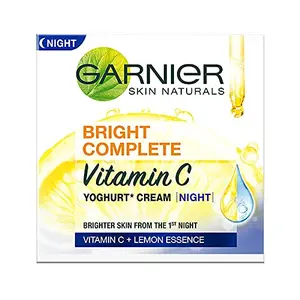 Garnier Bright Complete VITAMIN C YOGHURT Night Cream 40g