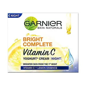 Garnier Bright Complete VITAMIN C YOGHURT Night Cream 18g